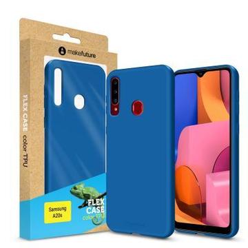 Чохол-накладка MakeFuture Flex Case (Soft-touch TPU) Samsung A20s Blue (MCF-SA20SBL)