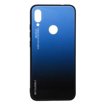 Чехол-накладка BeCover Gradient Glass Xiaomi Redmi 7 Blue-Black (703591)