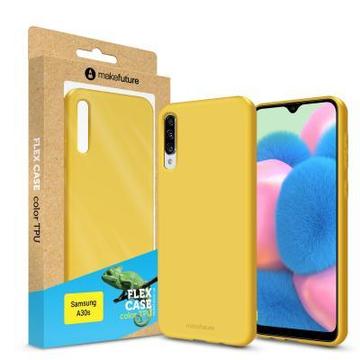 Чохол-накладка MakeFuture Flex Case (Soft-touch TPU) Samsung A30s Yellow (MCF-SA30SYE)