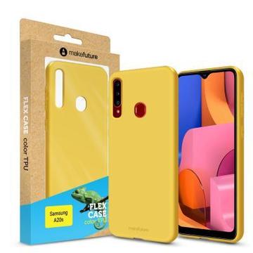 Чохол-накладка MakeFuture Flex Case (Soft-touch TPU) Samsung A20s Yellow (MCF-SA20SYE)