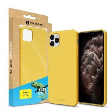 Чехол-накладка MakeFuture Flex Case (Soft-touch TPU) Apple iPhone 11 Pro Yellow (MCF-AI11PYE)