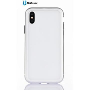 Чехол-накладка BeCover Magnetite Hardware iPhone XS White (702943)