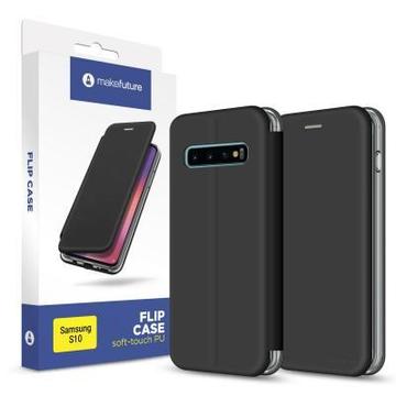 Чехол-книжка MakeFuture Flip Case (Soft-Touch PU) Samsung S10 Black (MCP-SS10BK)