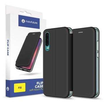 Чехол-книжка MakeFuture Flip Case (Soft-Touch PU) Huawei P30 Black (MCP-HUP30BK)