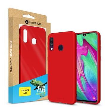 Чохол-накладка MakeFuture Flex Case (Soft-touch TPU) Samsung A40 Red (MCF-SA405RD)