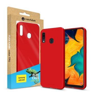 Чехол-накладка MakeFuture Flex Case (Soft-touch TPU) Samsung A20/A30 Red (MCF-SA205RD)