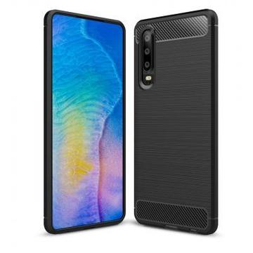 Чохол-накладка Laudtec для Huawei P30 Carbon Fiber (Black) (LT-P30B)