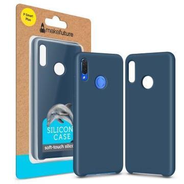 Чехол-накладка MakeFuture Silicone Case Huawei P Smart Plus Blue (MCS-HUPSPBL)