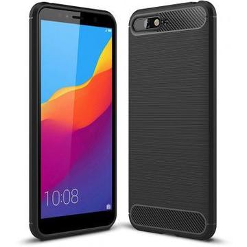 Чохол-накладка Laudtec для Huawei Y6 2018 Carbon Fiber (Black) (LT-HY62018B)