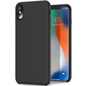 Чохол-накладка Laudtec для iPhone X liquid case (black) (LT-IXLC)