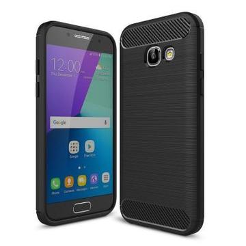 Чехол-накладка Laudtec для SAMSUNG Galaxy A3 2017 Carbon Fiber (Black) (LT-A32017B)