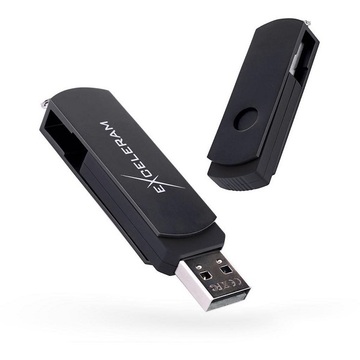 Флеш пам'ять USB eXceleram 32GB P2 Series Black/Black USB 2.0 (EXP2U2BB32)