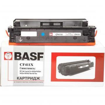 Тонер-картридж BASF HP LJ Pro M452dn/nw, M477fdn/Cyan CF411X (KT-CF411X)