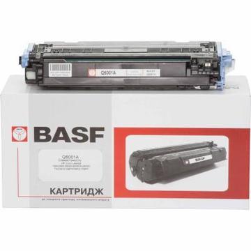 Тонер-картридж BASF for HP CLJ 1600/2600/2605 аналог Q6001A Cyan (KT-Q6001A)