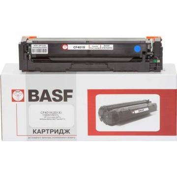 Тонер-картридж BASF for HP LJ M252/M277 X аналог CF401X Cyan (KT-CF401X)