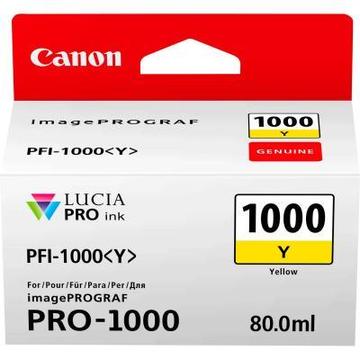 Струйный картридж Canon PFI-1000Y (yellow) (0549C001)