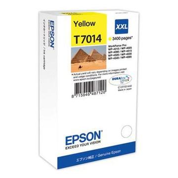 Струйный картридж Epson WP 4000/ 4500 XXL yellow 3.4k (C13T70144010)