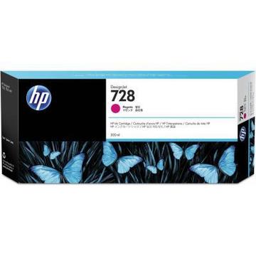 Струменевий картридж HP DJ No.728 Magenta, DesignJet T730/T830 300 ml (F9K16A)