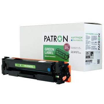 Картридж Patron HP CLJ CF411A, для Pro M452/M477 Cyan, GREEN Label (PN-410ACGL)