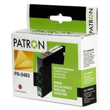 Струйный картридж Patron для Epson R200/300 (PN-0483)MAGENTA (CI-EPS-T048340-M-PN)