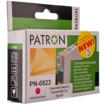 Струменевий картридж Patron для Epson R270/290/390/RX590 MAGENTA (PN-0823) (CI-EPS-T08134-M3-PN)