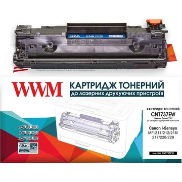 Тонер-картридж WWM for Canon 737/ HPCF283X (CNT737EW)