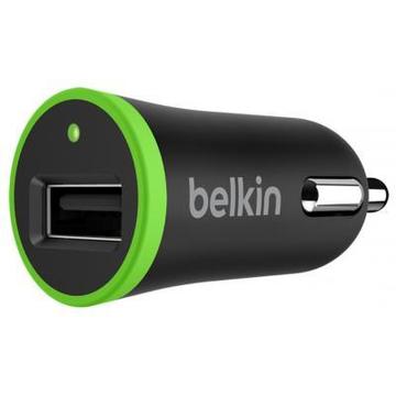 Зарядное устройство Belkin USB BoostUp Charger (LIGHTNING сable, USB 2.4Amp), Black