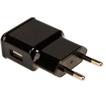 Зарядний пристрій Grand-X (1xUSB 2.1A) Black (CH-03T) + кабель USB Type C