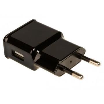 Зарядний пристрій Grand-X (1xUSB 1А) Black (CH-765T) + кабель USB Type C