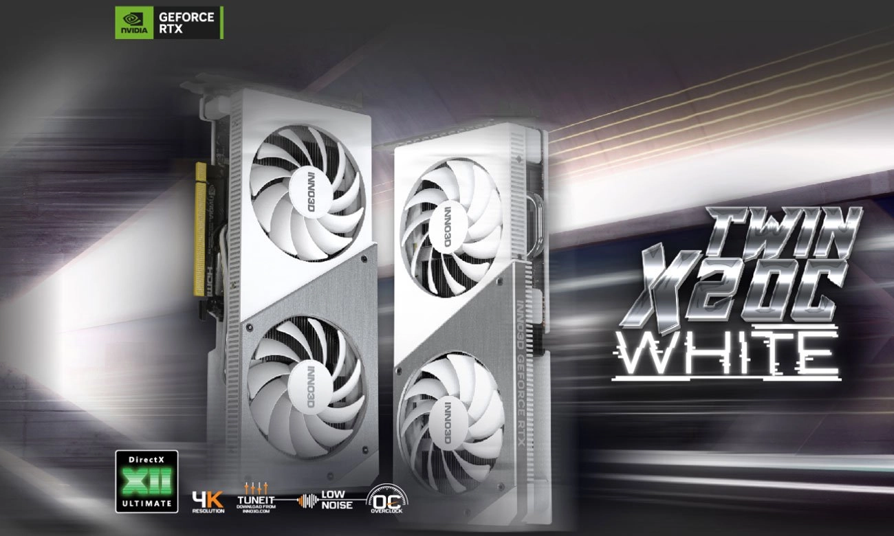 Охолодження Inno3D GeForce RTX 4060 TWIN X2 OC
