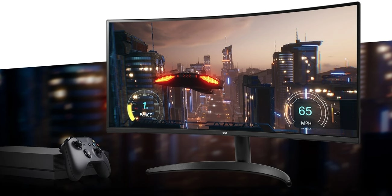 Геймплей LG UltraWide 34WR50QC-B