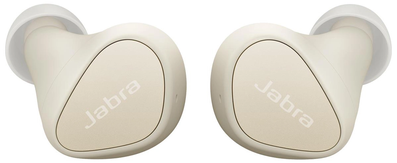 Бездротовi навушники Jabra Elite 4 Beige — вигляд лiвого та правого навушникiв