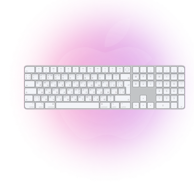 Фото 1 Клавіатура Apple Magic Keyboard TouchID+Numeric Keypad(MK2C3)